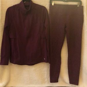 Two Piece Running Jacket and Leggings